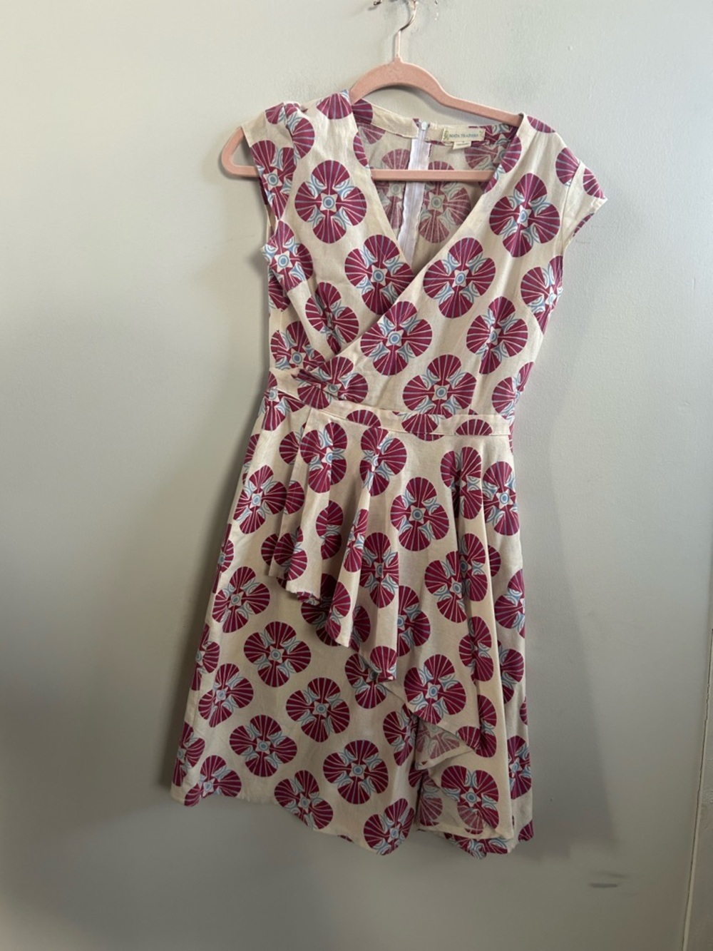 Mata traders geometric printed dress‎